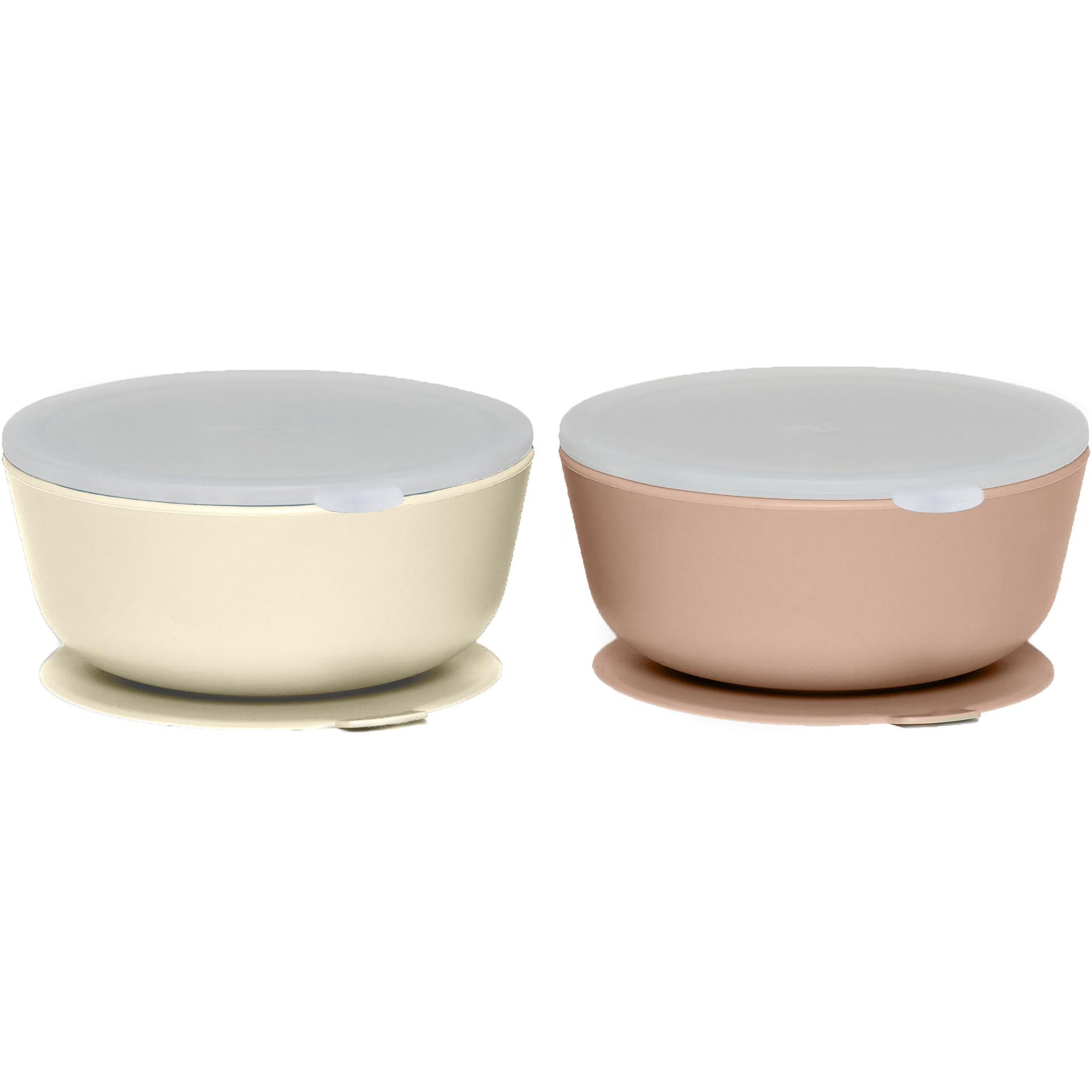 Silicone Suction Bowls with Lids – 12 oz (Set of 2)