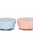 Silicone Suction Bowls with Lids – 12 oz (Set of 2)