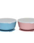 Silicone Suction Bowls with Lids – 12 oz (Set of 2)