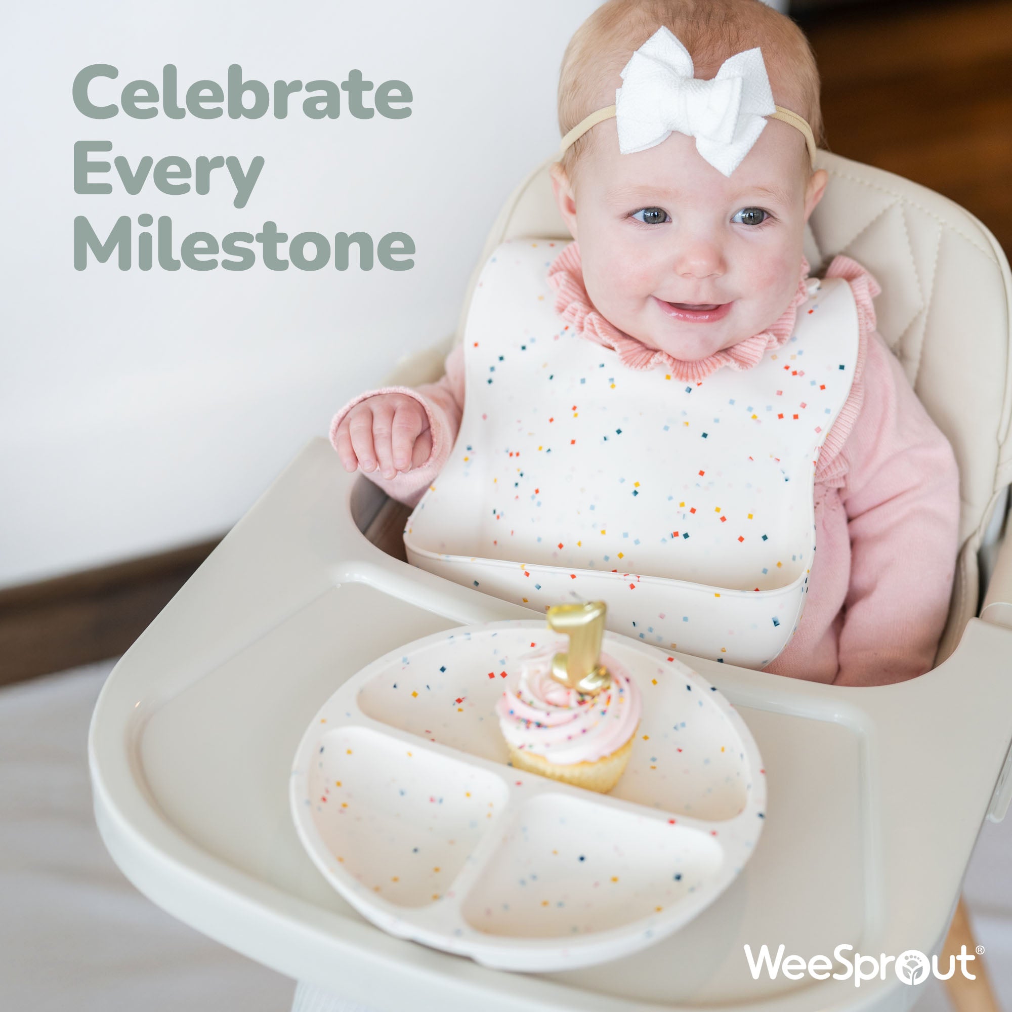 Silicone Divided Plates with Lids (Non-Suction) – Set of 3