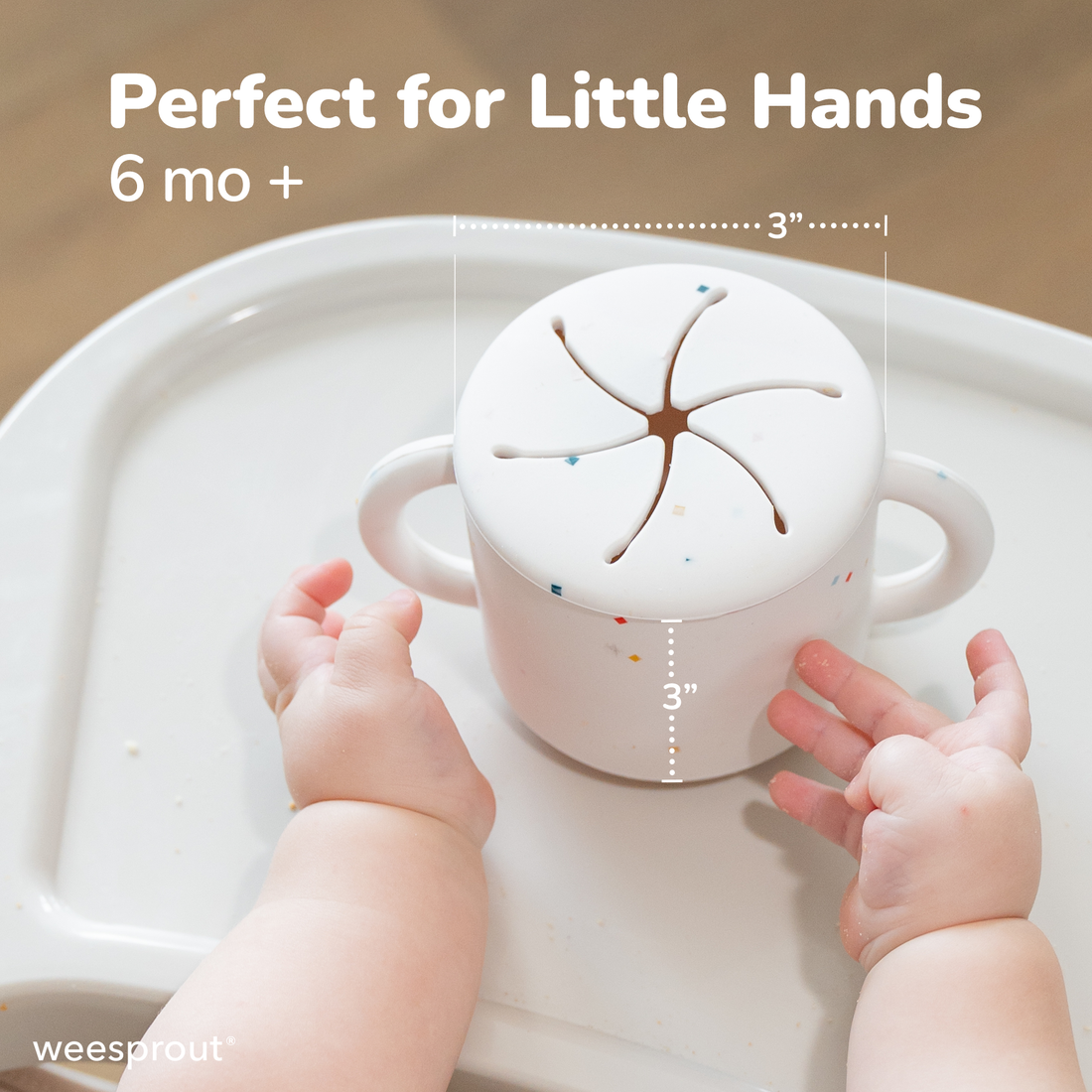 Silicone Snack Cups – Set of 2 with Lids