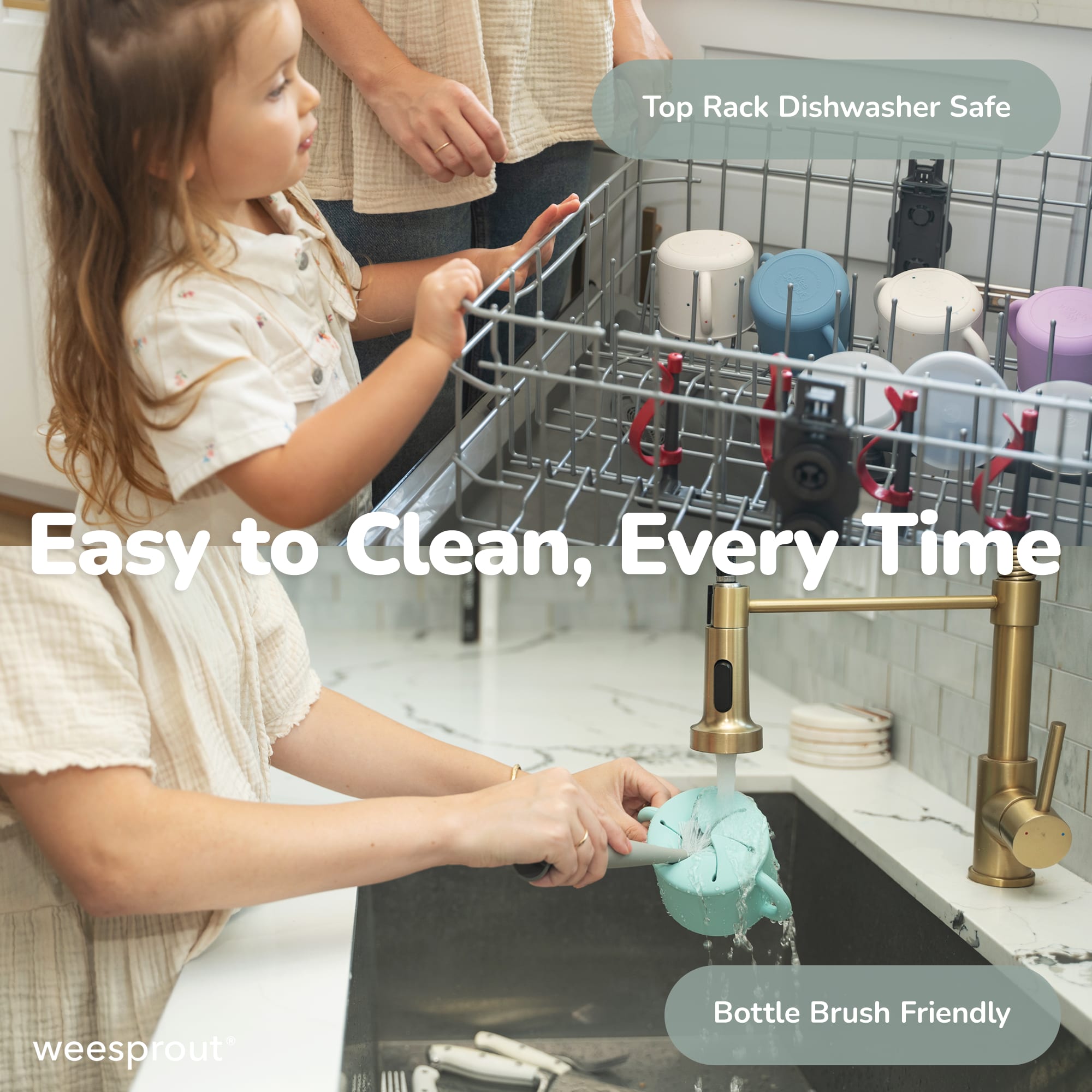 Silicone Snack Cups – Set of 2 with Lids