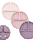 Silicone Suction Plates – Set of 3 (Lid Option Available)