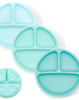 Silicone Suction Plates – Set of 3 (Lid Option Available)