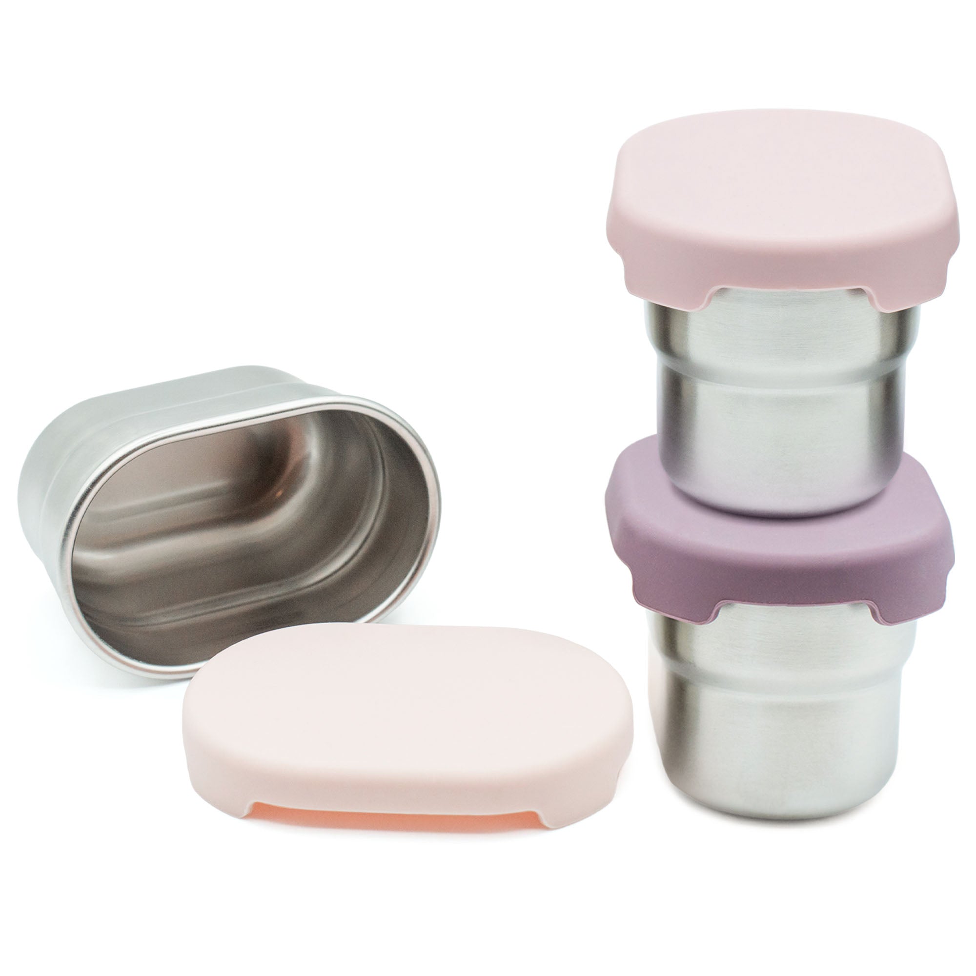 Stainless Steel Dip Containers – Set of 3 (2.7 oz)