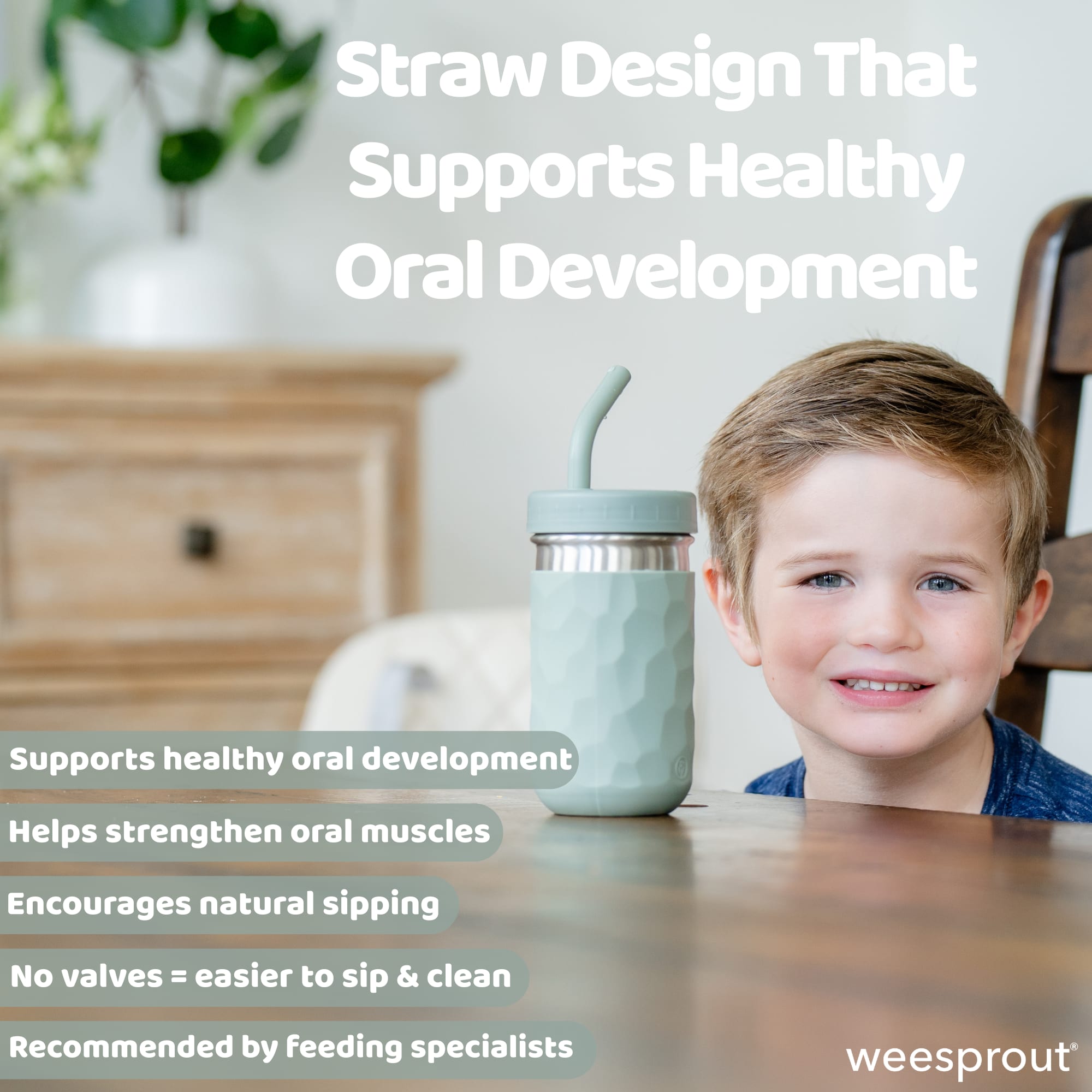 3-in-1 Stainless Steel Cups for Kids – 8 oz or 12 oz (Set of 4)