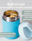 Stainless Steel Kids Thermos – 12 oz