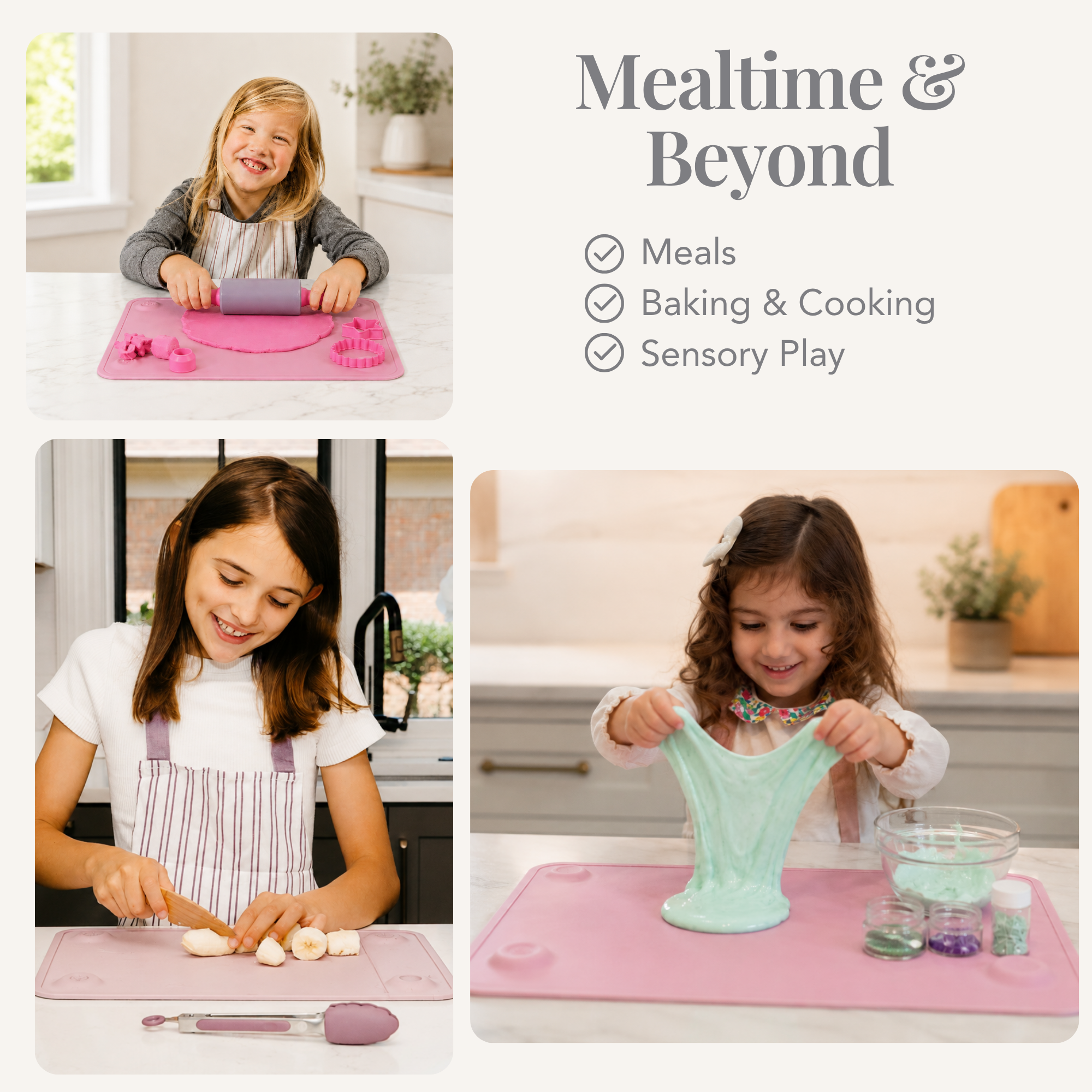 Silicone Suction Placemats – Set of 2 (Small or Large)