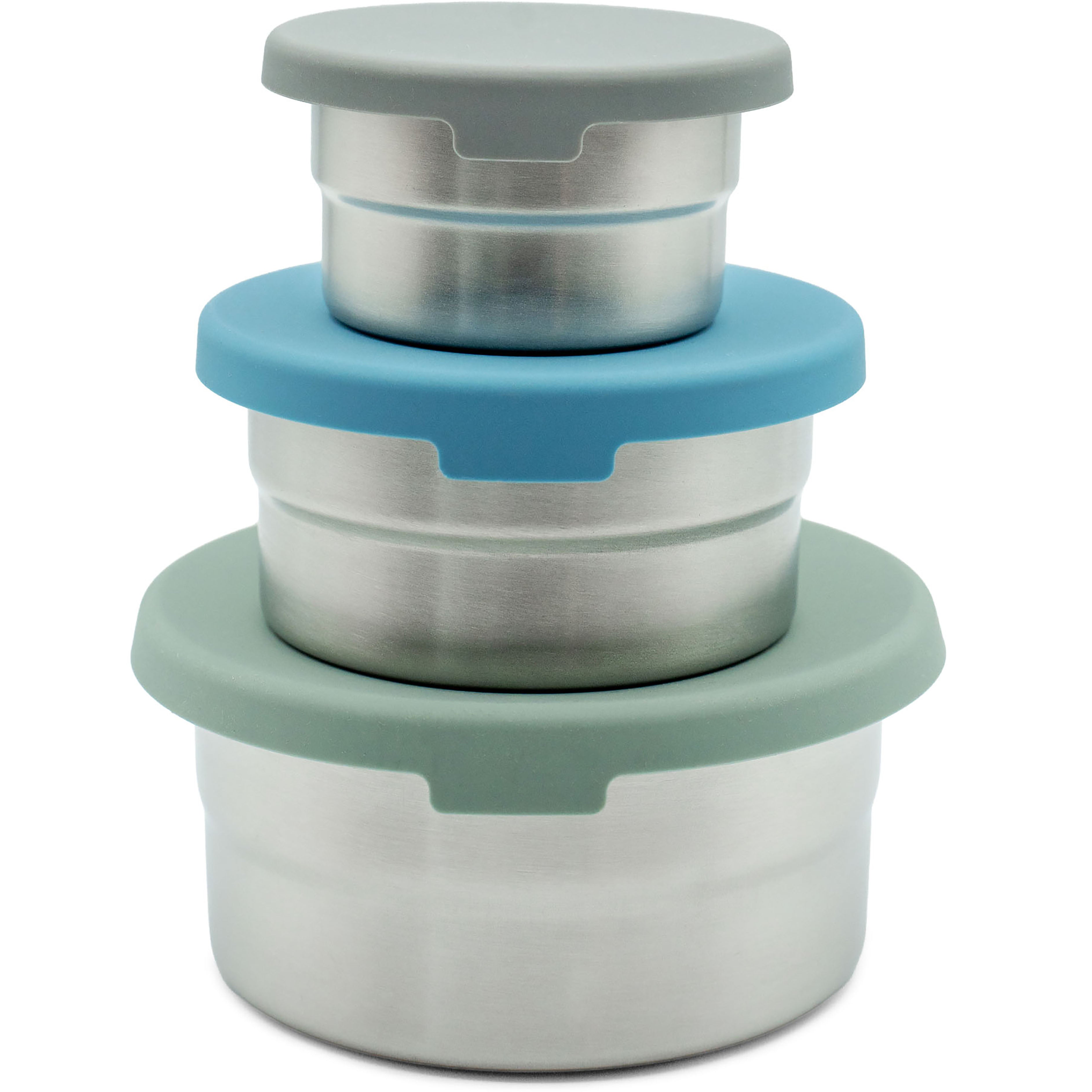 Stainless Steel Food Storage Containers (Set of 3) - Thumbnail 3