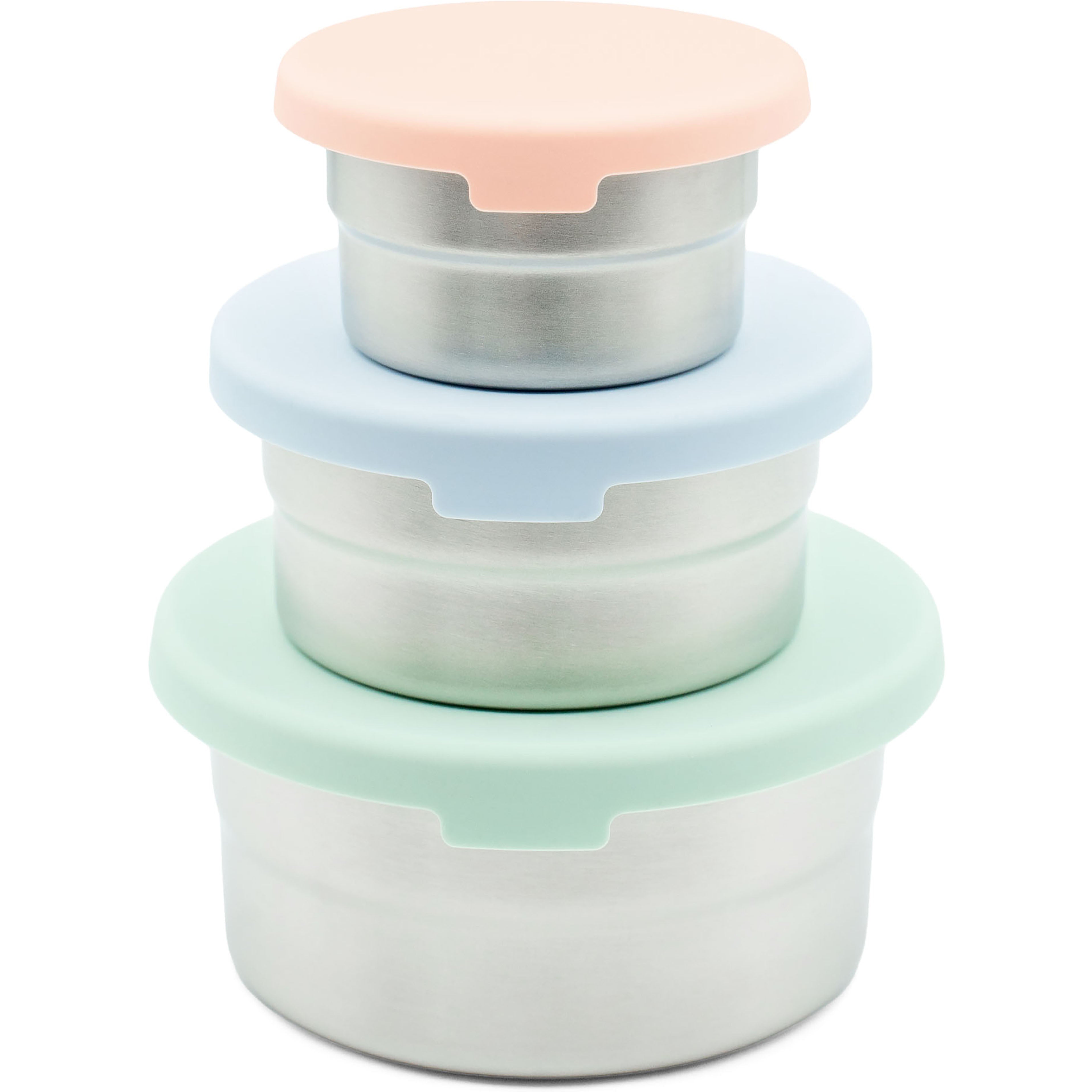 Stainless Steel Food Storage Containers (Set of 3) - Thumbnail 2