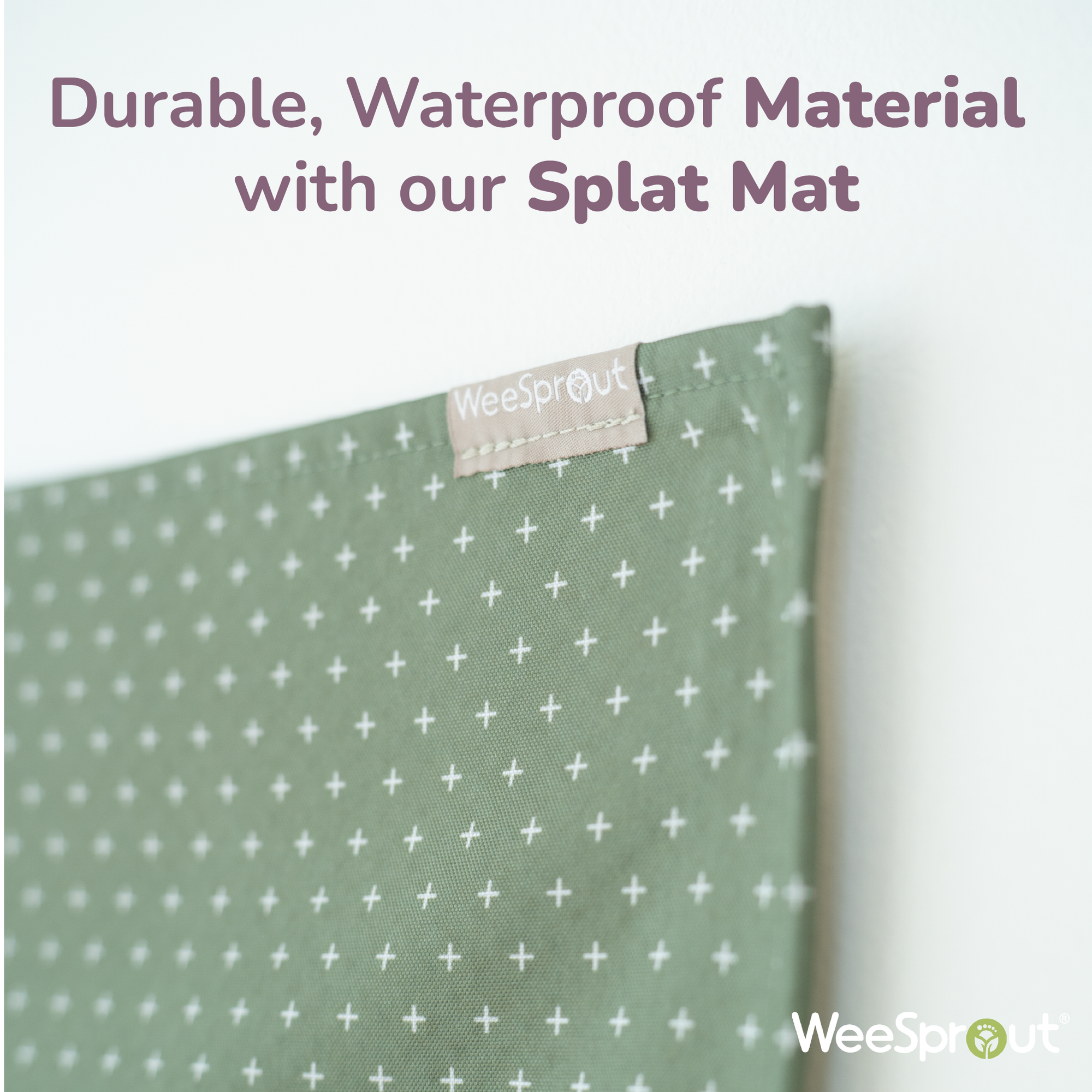 Waterproof Splat Mat – Round or Square (51&quot;)
