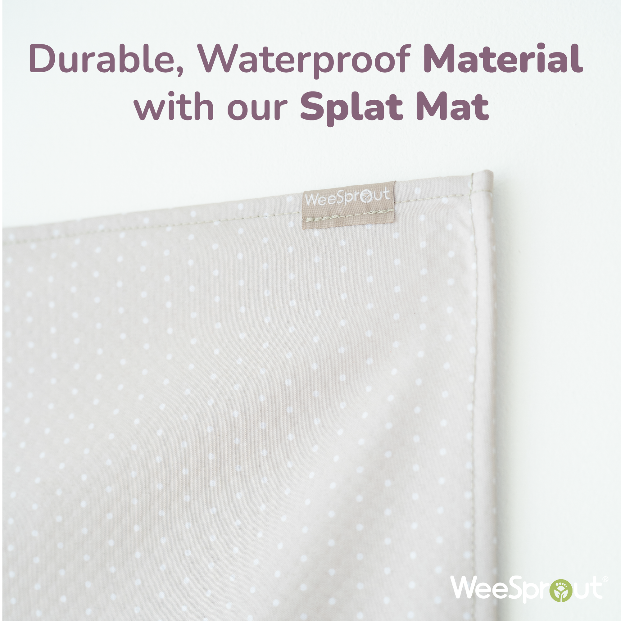 Waterproof Splat Mat – Round or Square (51&quot;)