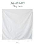 Waterproof Splat Mat – Round or Square (51")