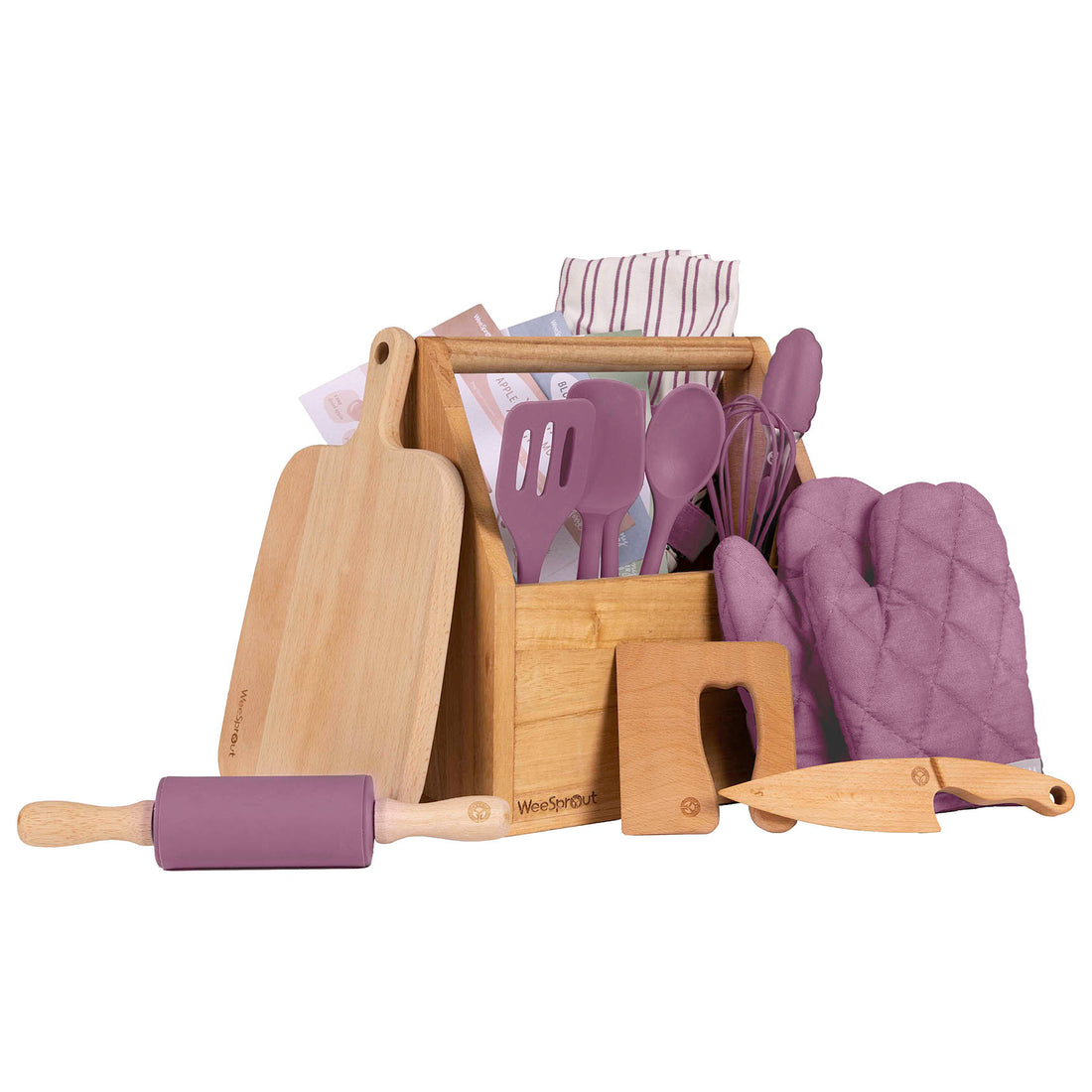 Left-Handed 6 Piece Baker’s Kitchen Set (Purple)