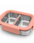 Stainless Steel Bento Box with Leak-Resistant Lid with 14 oz & 18 oz Sections