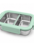 Stainless Steel Bento Box with Leak-Resistant Lid with 14 oz & 18 oz Sections