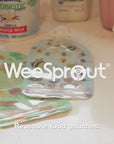 Reusable Food Pouches – Available in 3.4 oz, 5 oz, 7 oz, and Variety Packs