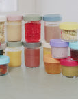 Glass Baby Food Storage Jars – 4 oz, 8 oz, or Mixed Sets