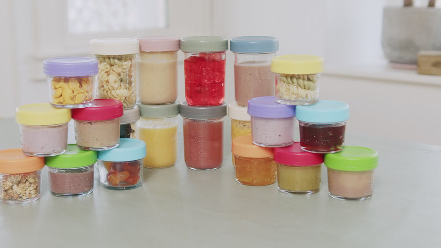Glass Baby Food Jars