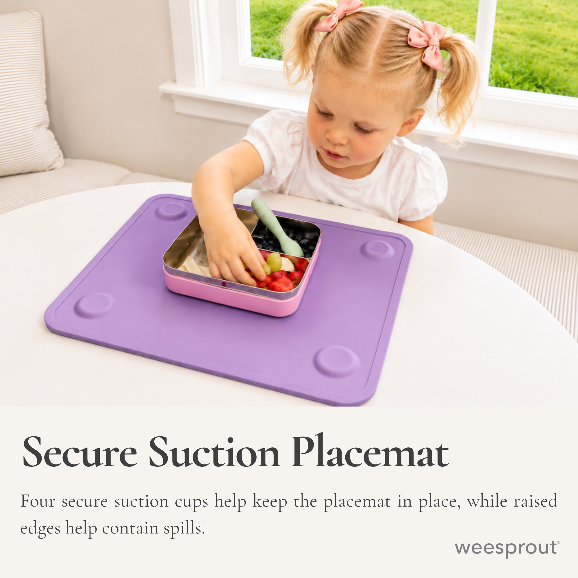 Silicone Suction Placemats – Set of 2 (Small or Large)