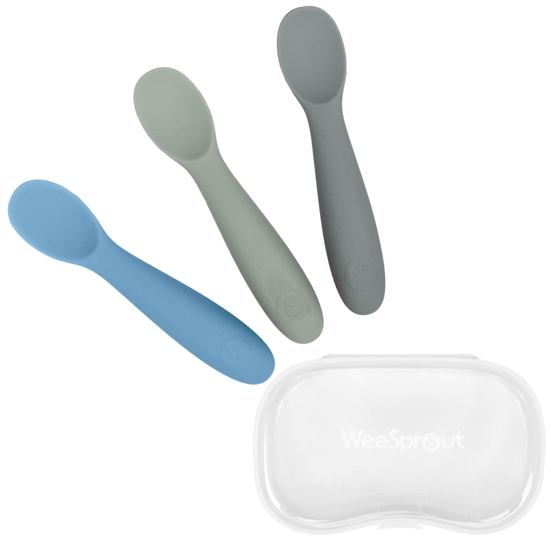 Baby Led Weaning Silicone Baby Spoons for Self Feeding