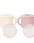 Silicone Snack Cups – Set of 2 with Lids
