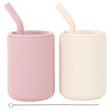 Silicone Straw Sippy Toddler Cups