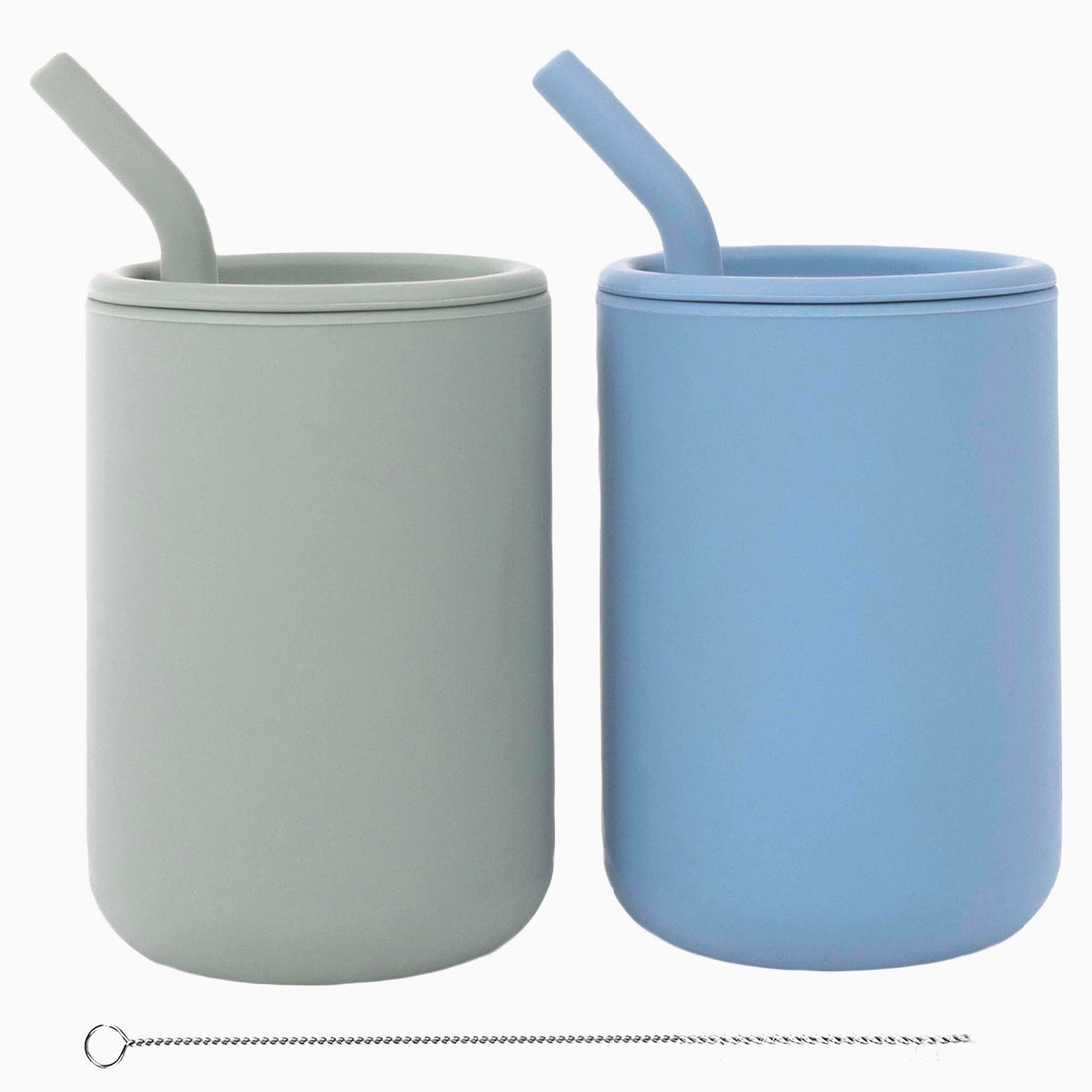 Toddler Sippy Cup with Straw, Baby Silicone Tumbler Cup spill