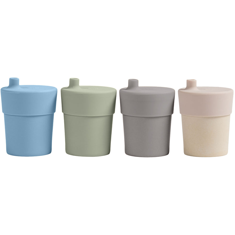 Bamboo Grow-With-Me Sippy Cups (Set of 4)