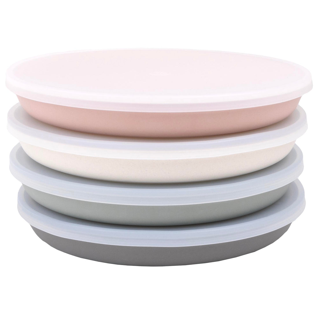 Bamboo Kids Plates With Lids