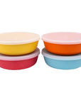 Bamboo Bowls with Lids (Set of 4) - 15 oz