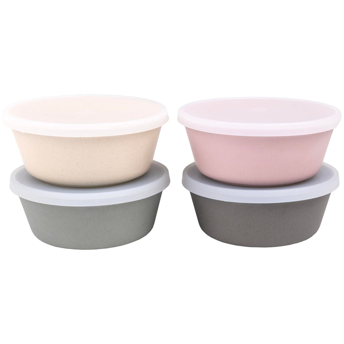Bamboo Bowls With Silicone Lids