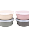 Bamboo Bowls with Lids (Set of 4) - 10 oz
