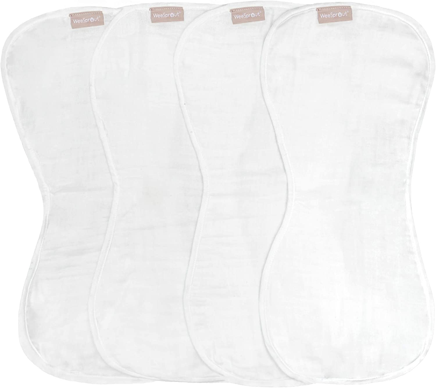 Organic Cotton Burp Cloths (Set of 4)