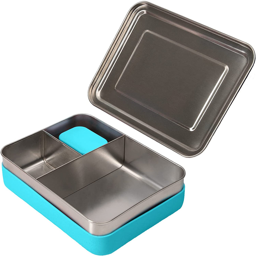 Large Kids Lunch Bento Box With Silicone Sleeve