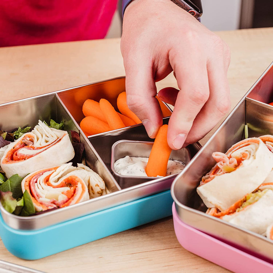 Small Bento Small Kids Bento Box With Silicone Sleeve | WeeSprout