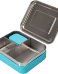 Stainless Steel Bento Box with Silicone Sleeve – Small