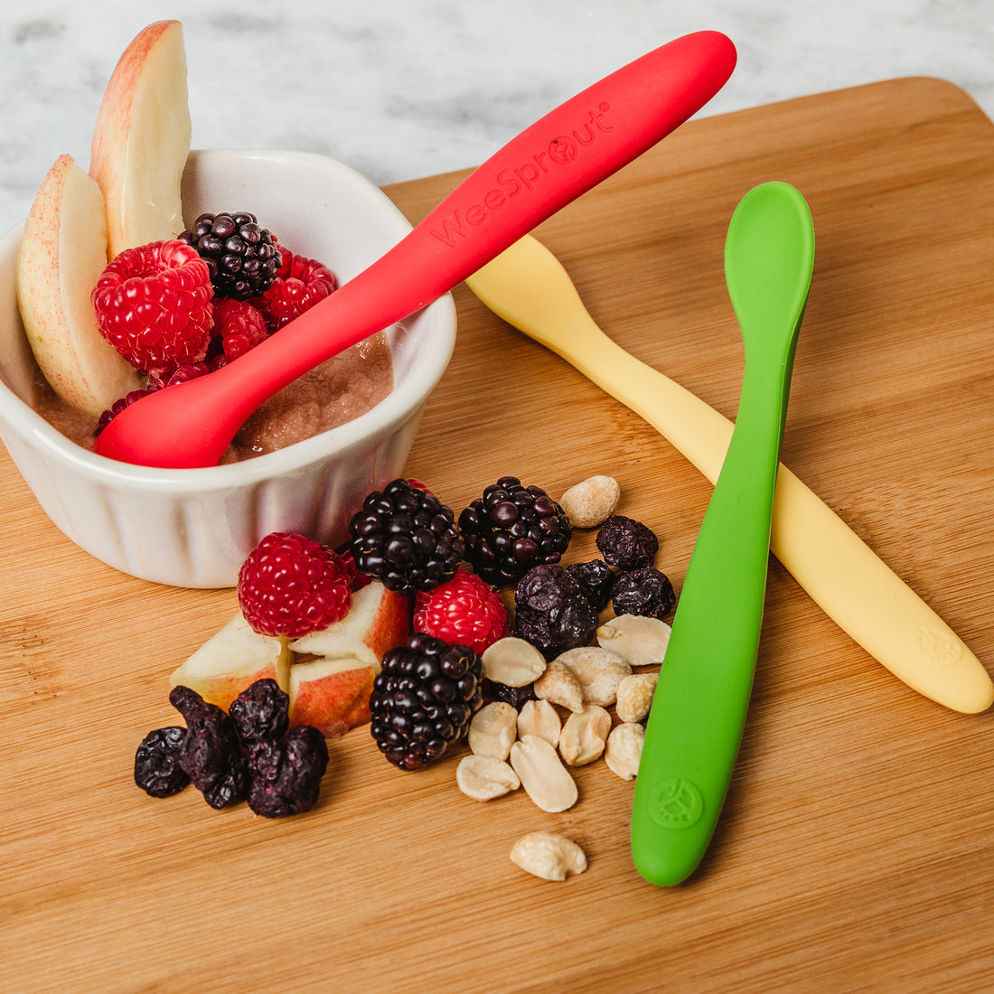 Baby Silicone Spoons | First Stage Infant Spoons