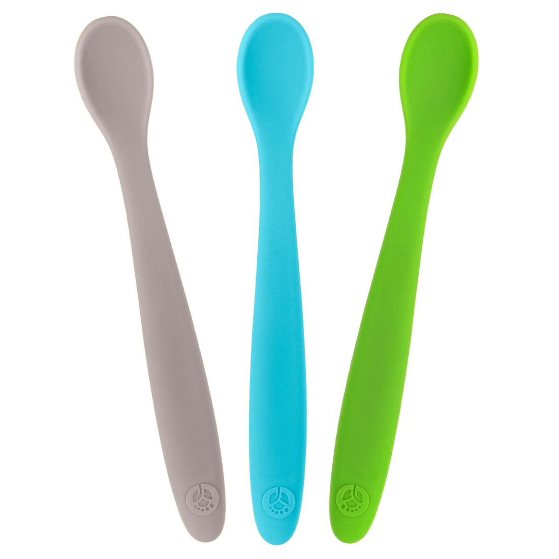 Best First Stage Baby Girls Spoons BPA Free, 4-Pack, Soft Silicone Baby  Spoons Training Spoon Gift Set for Infant (Blue)