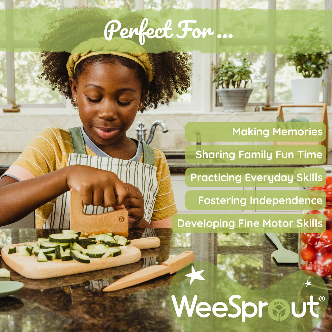 15 PCS Montessori Kitchen Tools for Toddlers Kids Cooking Sets, Apron, –  UBANTE