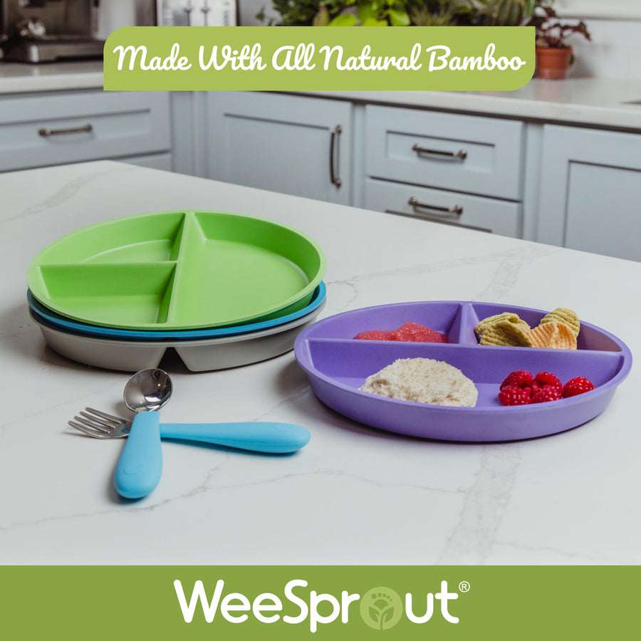 Bamboo Divided Kids or Toddler Plates