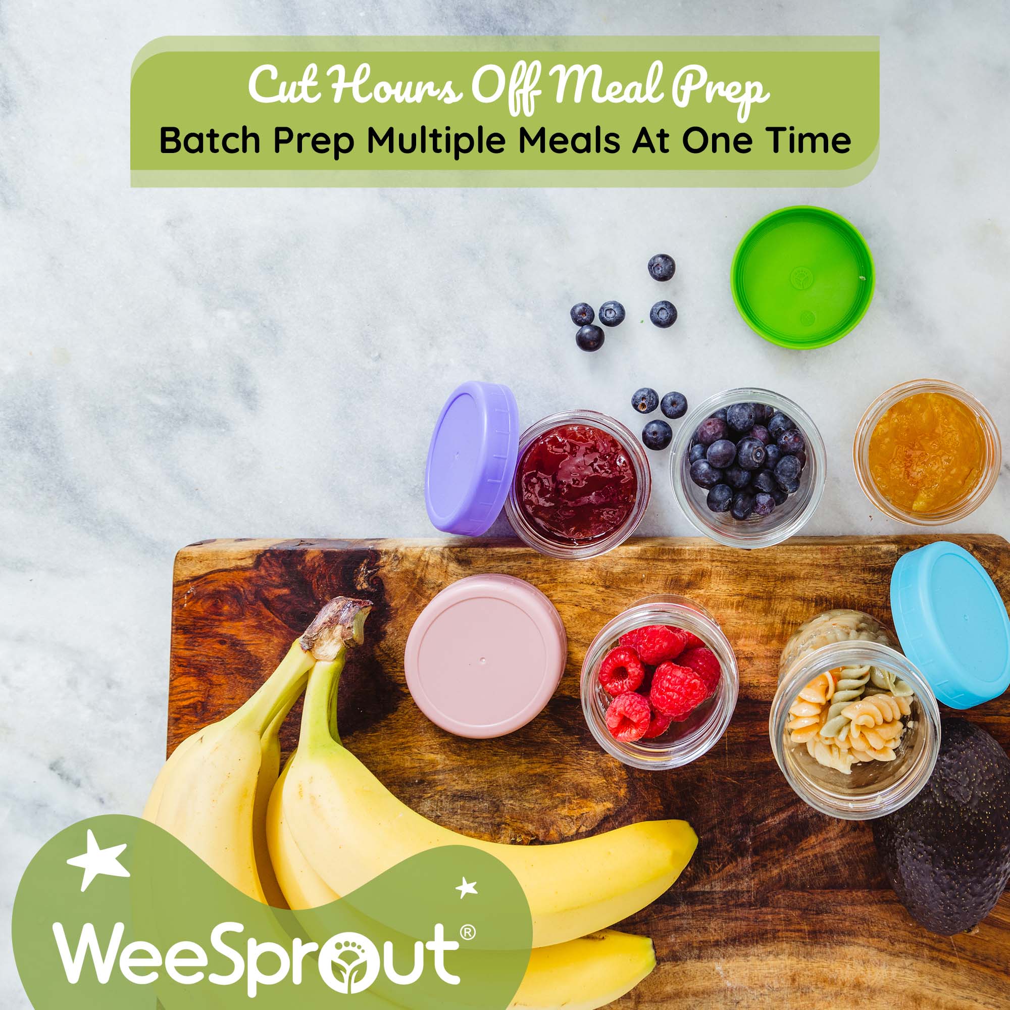 Glass Baby Food Jars WeeSprout