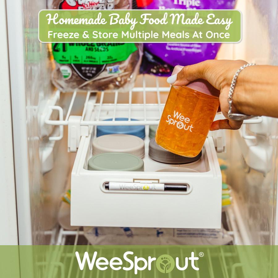 Freezer Tray For Glass Baby Food Jars