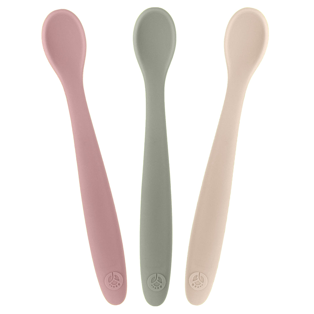 Silicone Baby Feeding Spoons, First Stage Baby Infant Spoons, Soft-Tip Easy  on I