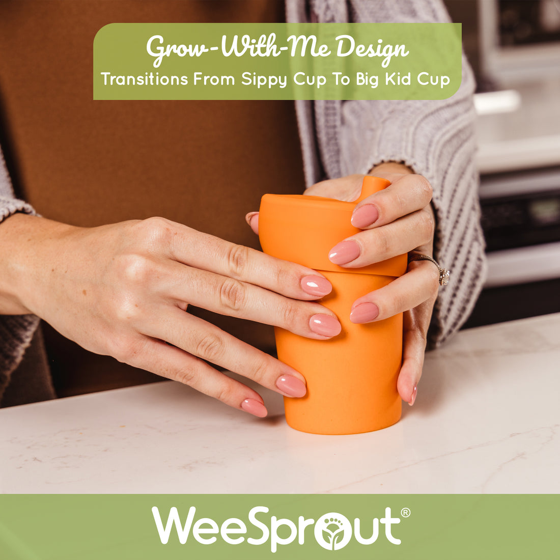 2-in-1 Stainless Steel Cups | WeeSprout Bright Green Purple Blue Gray / 12 oz by WeeSprout