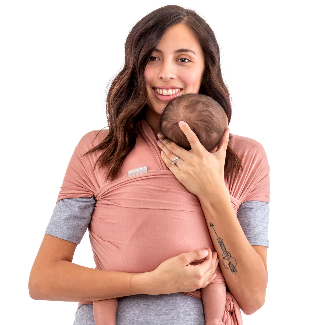 Boba wrap facing out top