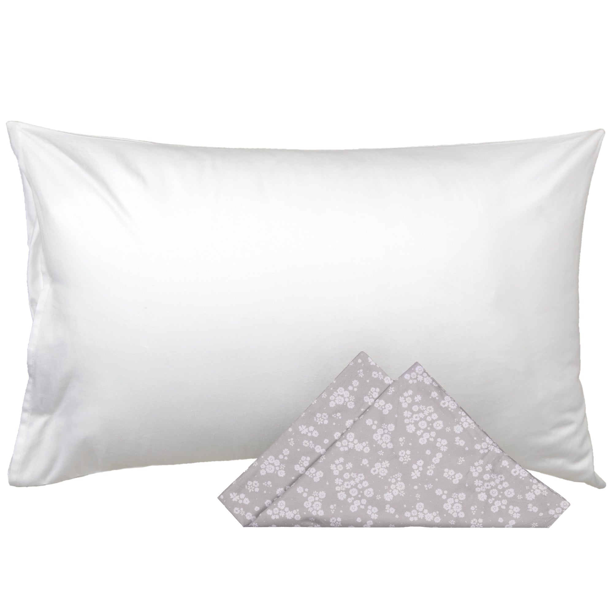 Organic Cotton Toddler Pillow &amp; Pillowcase